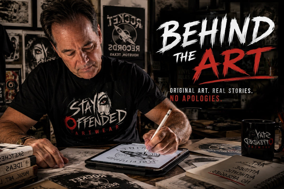 Why I Started Stay Offended Artwear at 63