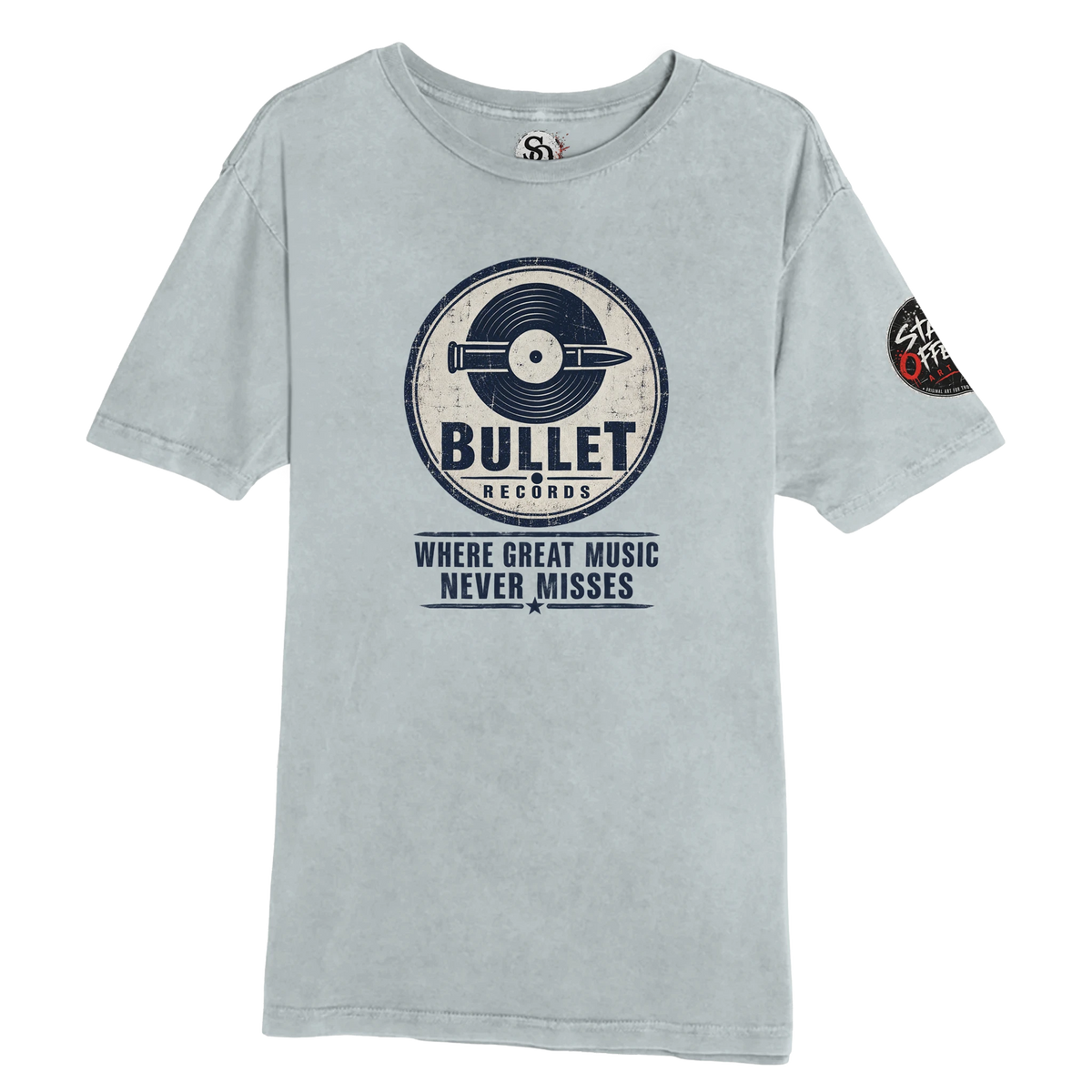 Bullet Records T-shirt product view