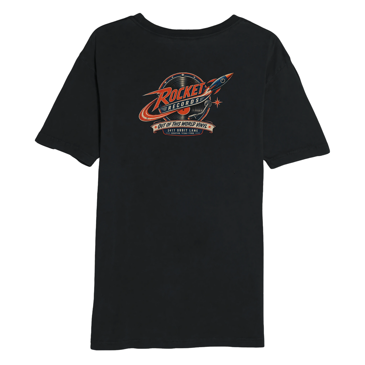 Rocket Records T-shirt product view