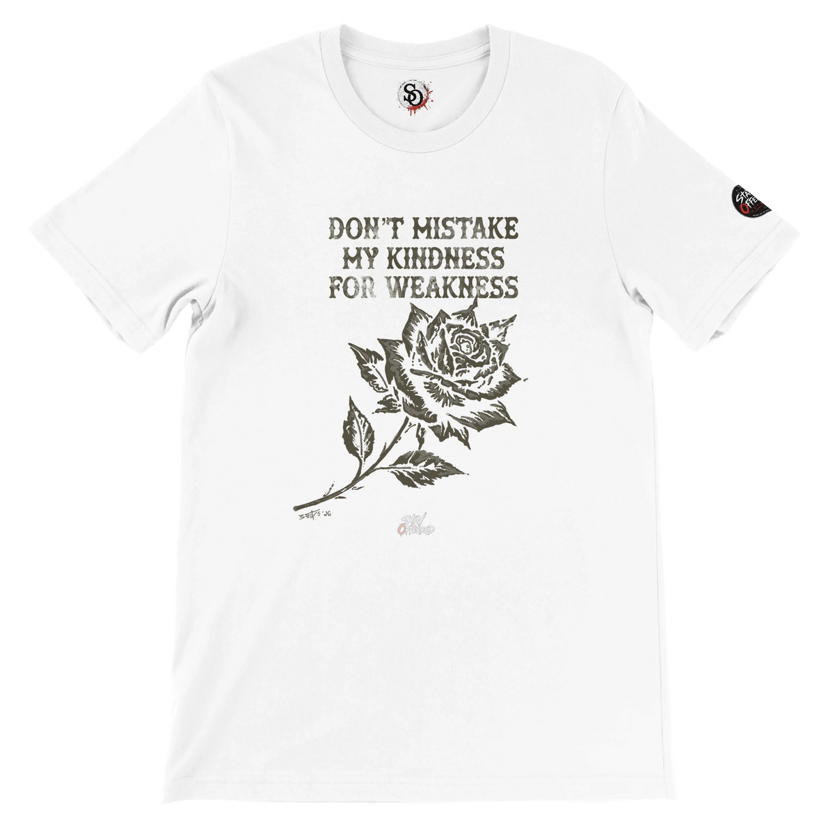 Weakness T-shirt product view