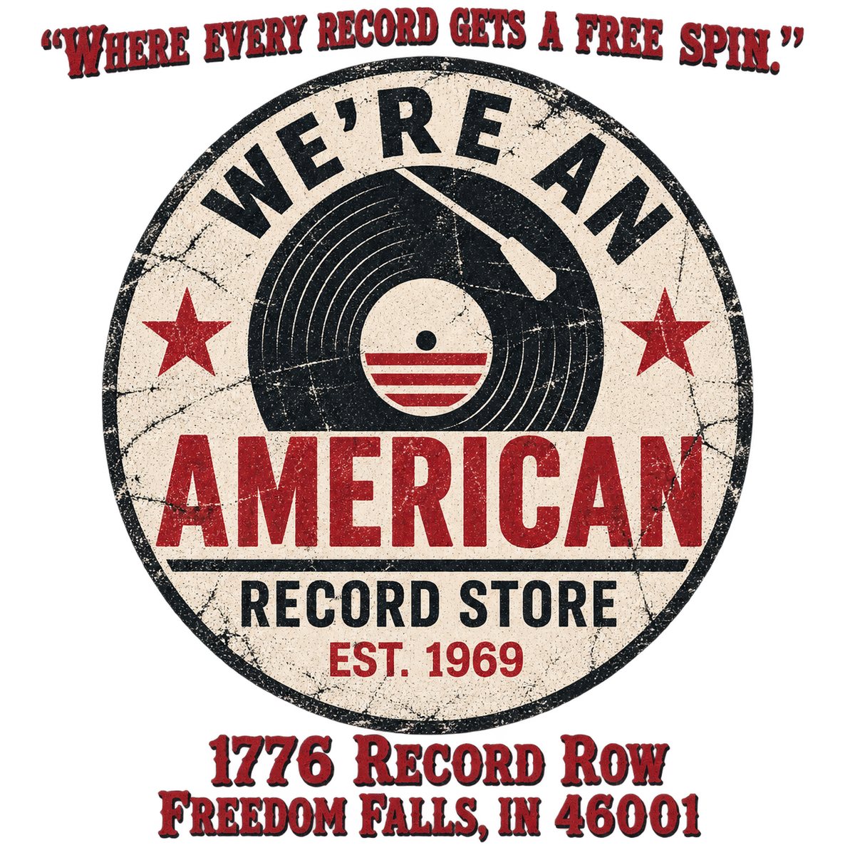 Original We're an American Record Store artwork