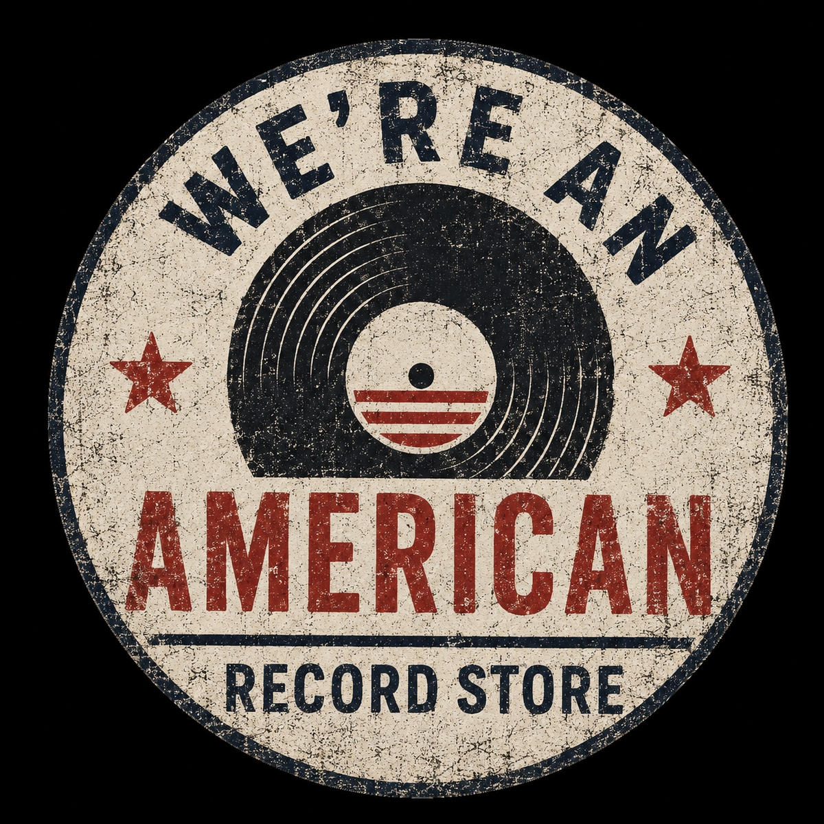 We're an American Record Store T-shirt product view