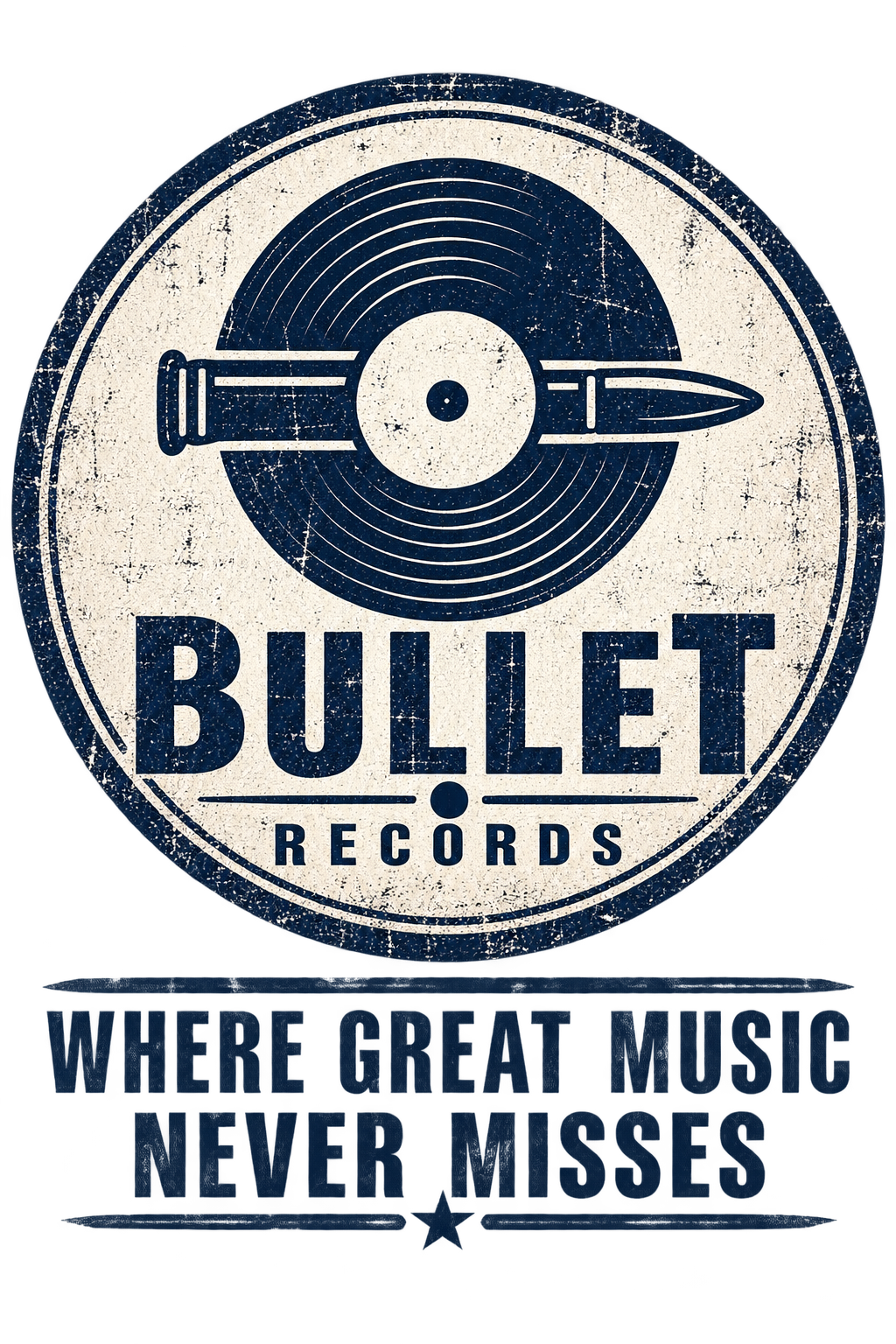 Bullet Records T-shirt product view