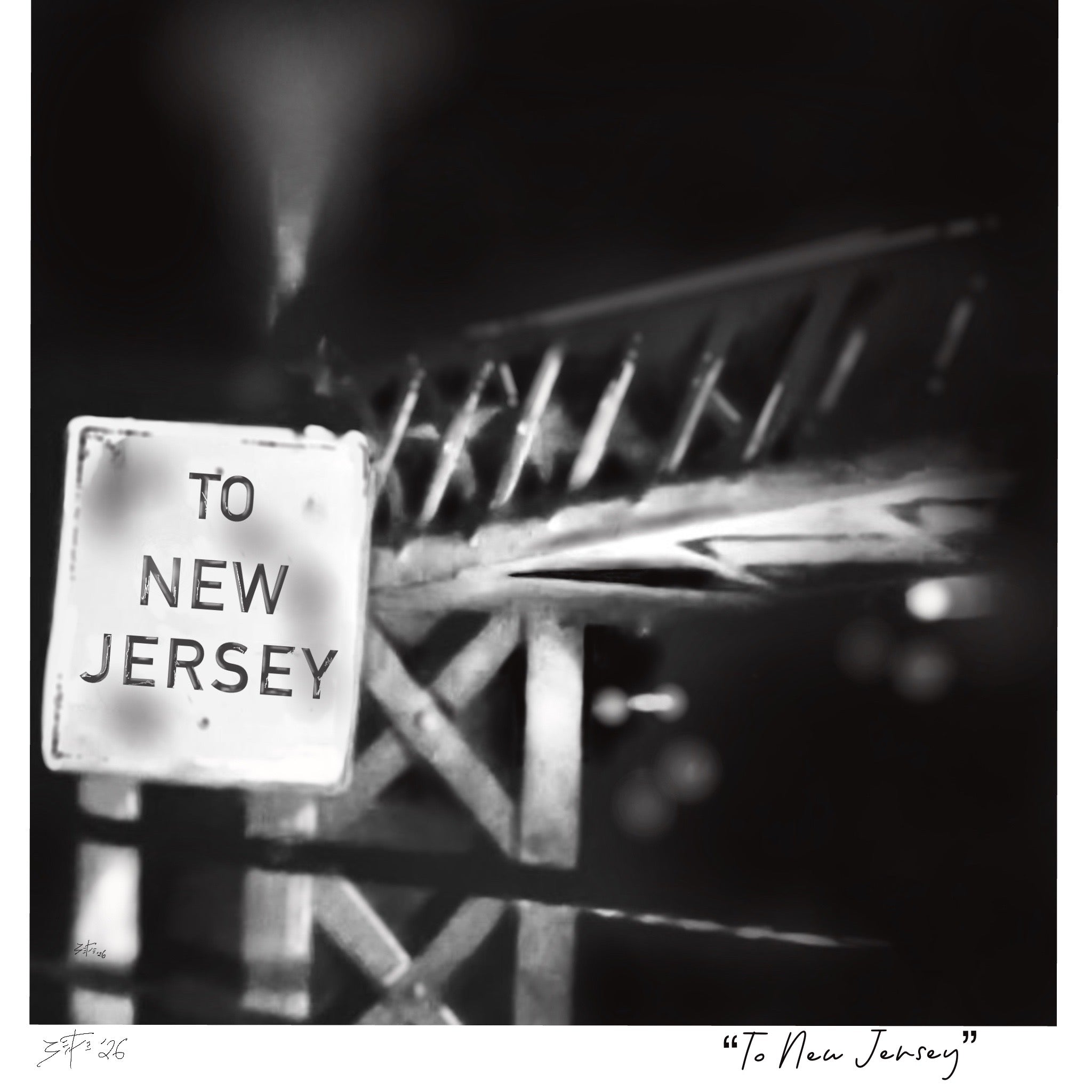 “To New Jersey…WITH AN ATTITUDE” Original Artwear Heavyweight Crewneck T-Shirt for Men