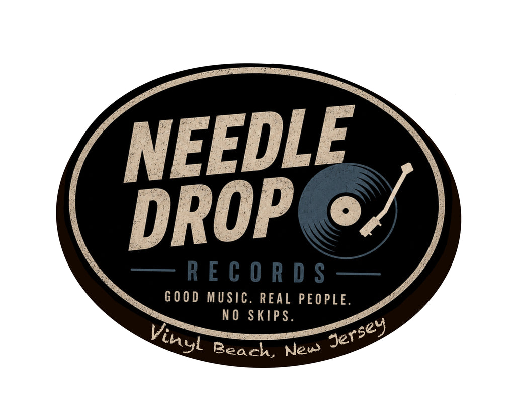 “Needle Drop Records, Vinyl Beach, NJ” Crewneck T-Shirt