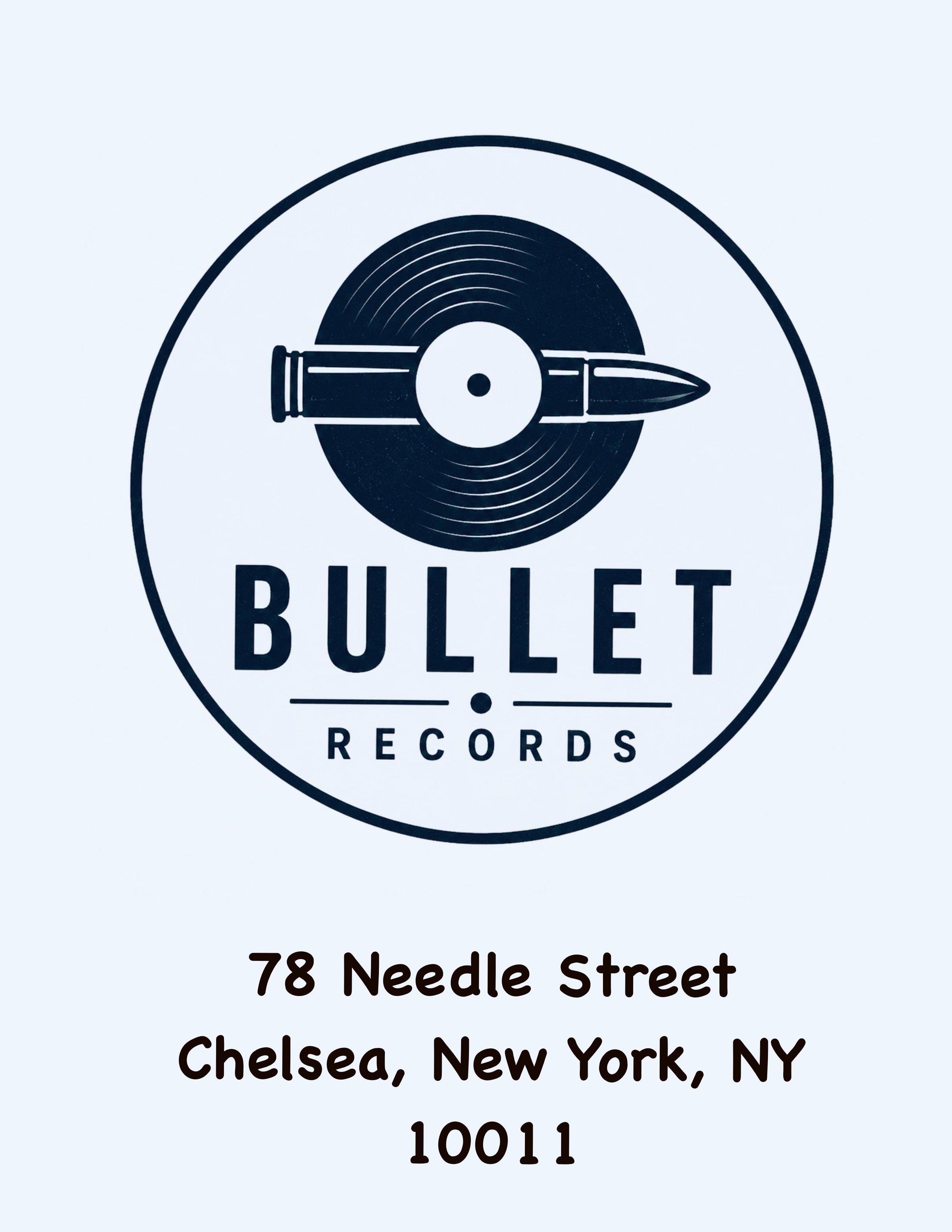 “Bullet Records, Chelsea, NYC” Crewneck T-Shirt