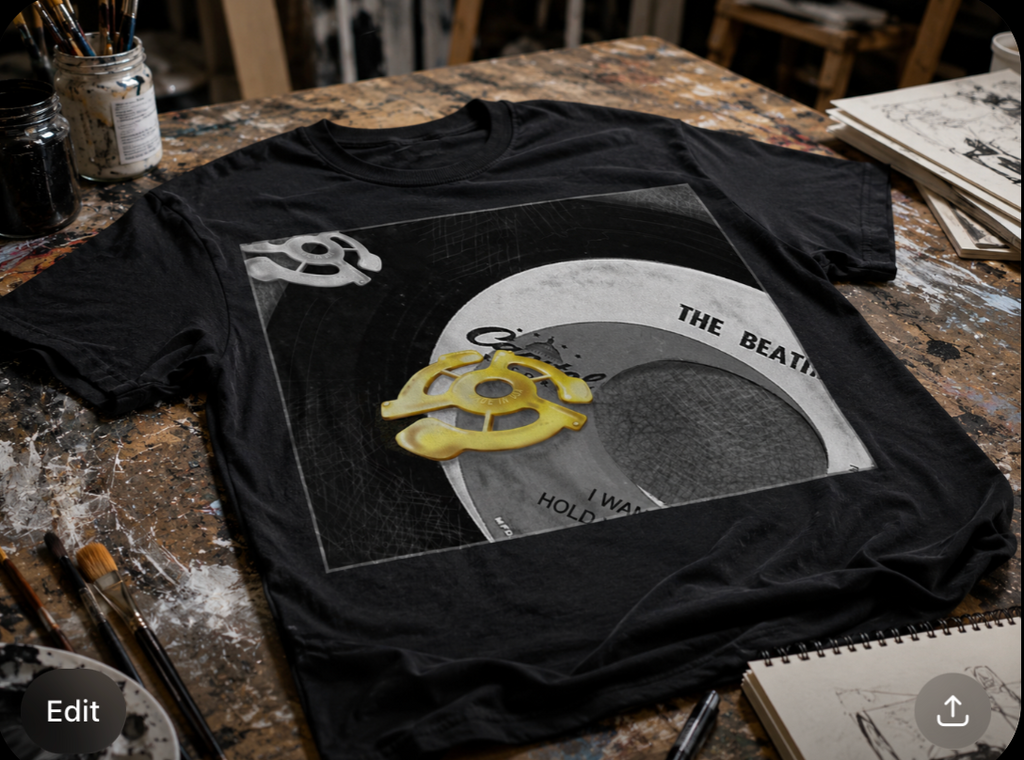 “33 RPM” Premium Unisex Crewneck T-shirt | Bella + Canvas 3001