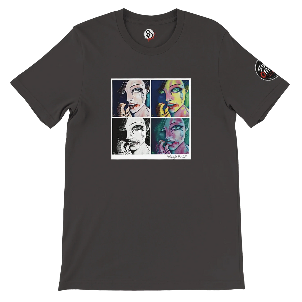 Midnight Ambition: Forged in Strength T-shirt product view